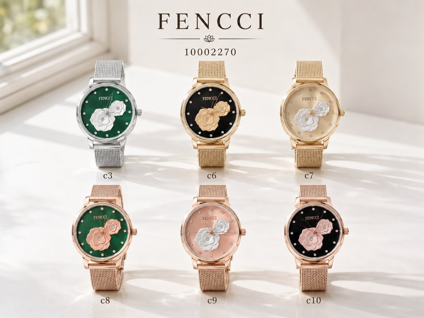ساعت زنانه مارک  fencci 10002270