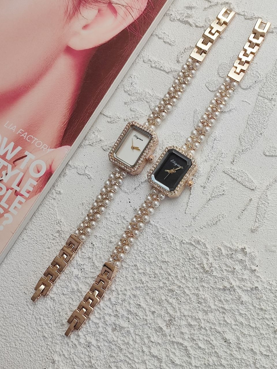 ساعت بند مرواریدی الینا 8153977